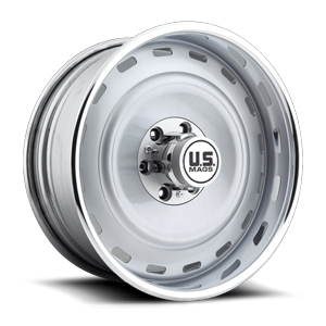 Sierra - US706 6 Lug 6 Crushed Silver | Polished Lip