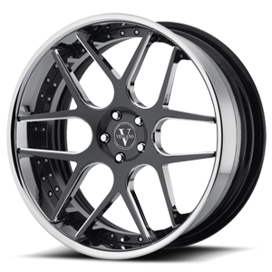 VCK concave 6 Black Machined