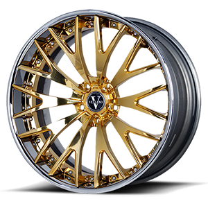 VCM Concave 5 Polish Gold Clear / Chrome Lip
