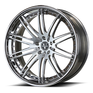 VCP Concave Step Lip 5 Hi-Polish & Brush / Chrome Lip