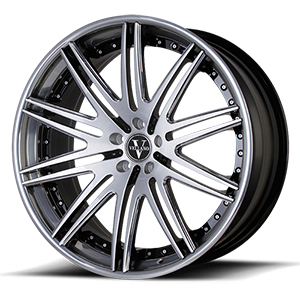 VCP Concave Step Lip 5 Brushed Gloss Black & Hi-Polished / Polished Lip