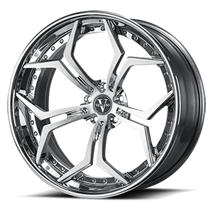 VCX Concave Step Lip 5 Brushed & Hi-Polish / Chrome Lip