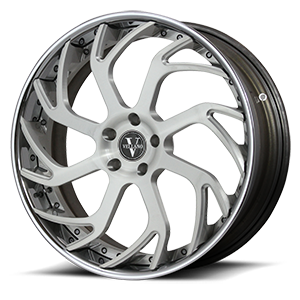VJD Concave 5 Brushed with Chrome Lip
