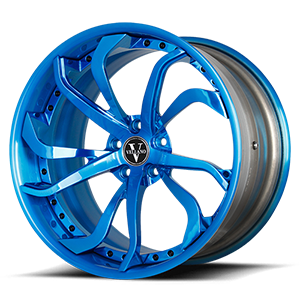 VCY Concave 5 Gloss Brushed Candy Blue / Gloss Hi-Polish Candy Blue