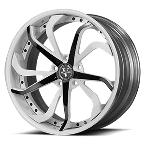 VCY Concave 5 2 Tone Black & White / White Lip