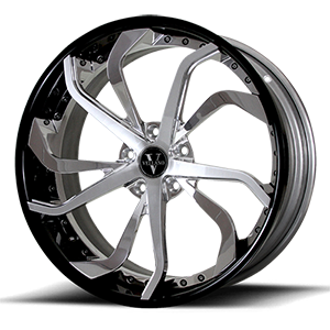 VCY Concave 5 Brushed & Hi-Polish / Gloss Black Lip