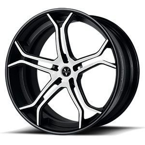 VCZ Concave 5 Brushed & Hi-Polish / Gloss Black Lip