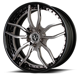 VCC Concave 5 Black Chrome & Gloss Black Lip