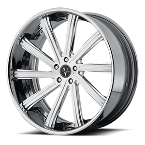 VTV Concave (Custom Cut) 5 Brushed & Hi-Polish / Chrome Lip