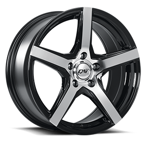 Cor 5 Gloss Black Machined