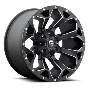 Fuel 1-Piece Wheels Assault - D546 6 Black & Milled