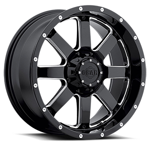 Gear Alloy 726 Big Block 5 Gloss Black with CNC Milled Accents