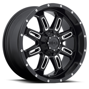 Gear Alloy 725 Dominator 6 Satin Black with Mirror Machined Accents