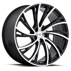 Noble Matte Black with Machined Face 5 lug