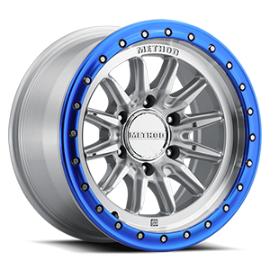 Machined w/ Blue Ring