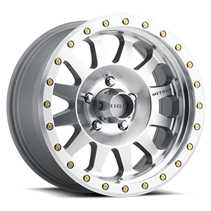 MR304 - Double Standard Silver Machined 5 lug
