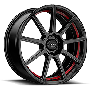 Ruff Racing R366 10 Satin Black with Red Pinstripe