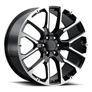 RT-47 6 Glossy Black Machined Face