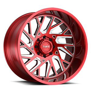 T4B True Directional 8 Machined Candy Red w/ Milled Spoke