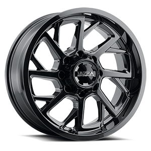 120 Patriot Gloss Black with Clear Coat - 20x9 8 lug