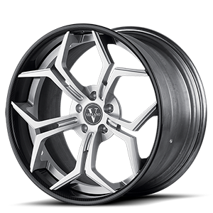 Vellano Wheels VCX concave 6 Silver with Carbon Lip