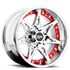 MO961 Chrome with Red Inserts 