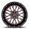 6 LUG NX-19 MIDNIGHT BLACK / RED MG MILLING