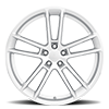 5 LUG RT-2 SILVER / MACHINED FACE