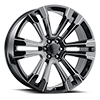 6 LUG RT-4 GLOSSY BLACK / MILL MACHINED