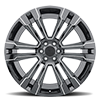 6 LUG RT-4 GLOSSY BLACK / MILL MACHINED