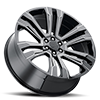 6 LUG RT-4 GLOSSY BLACK / MILL MACHINED