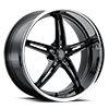 5 LUG NO.38 GLOSSY BLACK / CHROME LIP