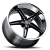 5 LUG NO.38 GLOSSY BLACK / CHROME LIP