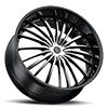 5 LUG NO48 GLOSSY BLACK / MACHINED FACE