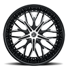 5 LUG NO49 GLOSSY BLACK / MACHINED FACE