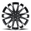 5 LUG RT-27 GLOSSY BLACK / MACHINED FACE