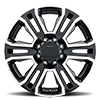 8 LUG RT-81 GLOSS BLACK MACHINED FACE