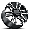 8 LUG RT-81 GLOSS BLACK MACHINED FACE