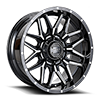819 Matte Black Milled