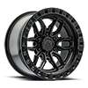 A109 Hustle Satin Black Center w/ Glossy Black Lip