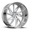 5 LUG CONRAD BRUSHED CENTER CHROME LIP
