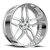 5 LUG DRIFT BRUSHED CENTER CHROME LIP