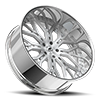 5 LUG MAGNOLIA BRUSHED CENTER CHROME LIP