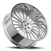 5 LUG NAPOLIANO BRUSHED CENTER CHROME LIP
