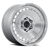 6 LUG BASIN GLOSS SILVER W/ MACHINED FACE