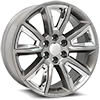 6 LUG C-08 SILVER WITH CHROME INSERTS