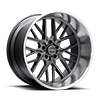 R502 Kingpin Matte Gunmetal w/ Diamond Cut Lip