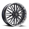 R502 Kingpin Matte Gunmetal w/ Diamond Cut Lip