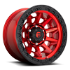 5 LUG COVERT - D695 CANDY RED W/ BLACK RING