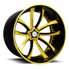 5 LUG CX503 BLACK AND YELLOW